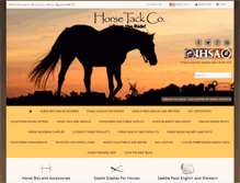 Tablet Screenshot of horsetackco.com